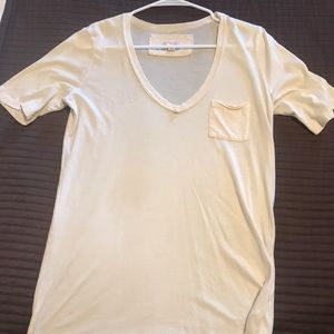 Simple pastel yellow v neck ☺️